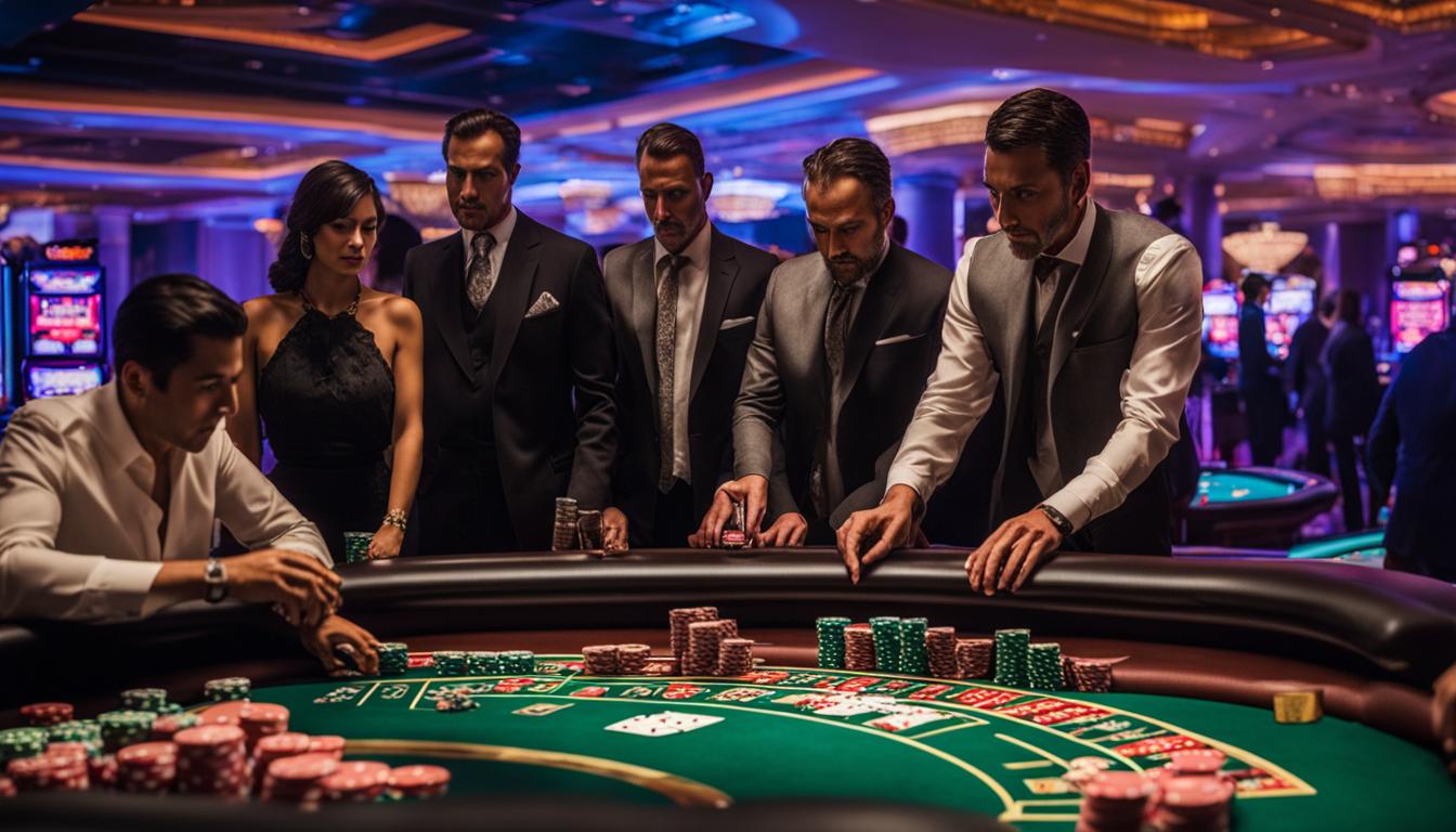 Blackjack with live dealers abroad